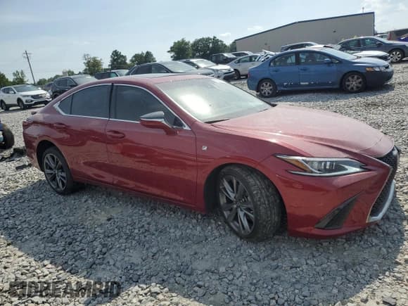 ✅ 2021 Lexus ES 350 F Sport • VIN: 58AGZ1B1XMU091507 • Lot: 61626075. Wystawiony na Copart z przebiegiem 33 705 mil. Bezpłatny archiwum sprzedaży aukcyjnych z USA i szczegółowy raport historii pojazdu na DreamBid. Zdjęcie 4.