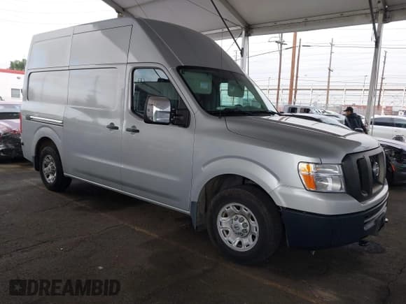 ✅ 2020 Nissan NV SV • VIN: 1N6AF0LY2LN801103 • Lot: 43747280. Listed on IAAI with 72,046 mi. Free auction sales archive from the USA and detailed vehicle history report at DreamBid. Image 1.