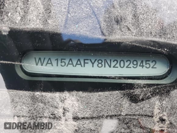 ✅ 2022 Audi Q5 Sportback S line Premium Plus • VIN: WA15AAFY8N2029452 • Lot: 64620635. Listed on Copart with 37,822 mi. Free auction sales archive from the USA and detailed vehicle history report at DreamBid. Image 14.