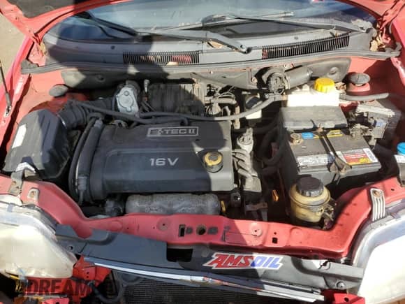 2008 Chevrolet Aveo LS with VIN KL1TD66618B155485, listed as a Copart auction lot 73555824 with Not provided miles and Salvage title. Bid and sale history available at DreamBid. Image 11.