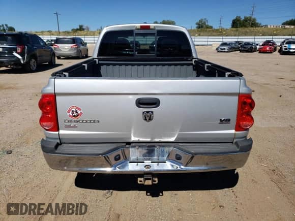 2006 Dodge Dakota SLT with VIN 1D7HW48N36S698874, listed as a Copart auction lot 72219274 with 265,851 mi miles and Salvage title. Bid and sale history available at DreamBid. Image 6.