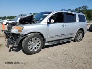 ✅ 2015 Nissan Armada Platinum • VIN: 5N1BA0NF3FN600828 • Lot: 52204735. Listed on Copart with 144,630 mi. Free auction sales archive from the USA and detailed vehicle history report at DreamBid. Image 1.