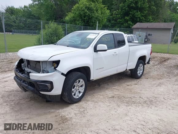✅ 2021 Chevrolet Colorado 2WD LT • VIN: 1GCHSCEA8M1205131 • Lot: 42273672. Listed on IAAI with 84,711 mi. Free auction sales archive from the USA and detailed vehicle history report at DreamBid. Image 2.