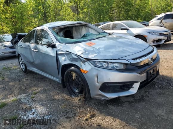 ✅ 2017 Honda Civic LX • VIN: 2HGFC2F50HH001206 • Lot: 59428475. Listed on Copart with Not provided. Free auction sales archive from the USA and detailed vehicle history report at DreamBid. Image 4.
