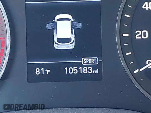 ✅ 2019 Hyundai Tucson Night Edition • VIN: KM8J3CAL4KU982001 • Lot: 43338039. Listed on IAAI with 105,183 mi. Free auction sales archive from the USA and detailed vehicle history report at DreamBid. Image 15.