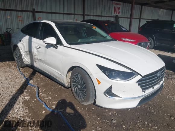 ✅ 2021 Hyundai Sonata Limited • VIN: KMHL54JJ8MA021977 • Lot: 43309202. Listed on IAAI with 127,880 mi. Free auction sales archive from the USA and detailed vehicle history report at DreamBid. Image 1.