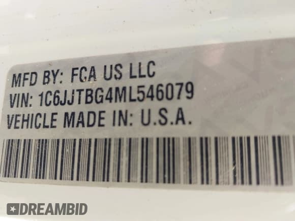 ✅ 2021 Jeep Gladiator Rubicon • VIN: 1C6JJTBG4ML546079 • Lot: 43107857. Wystawiony na IAAI z przebiegiem 52 079 mil. Bezpłatny archiwum sprzedaży aukcyjnych z USA i szczegółowy raport historii pojazdu na DreamBid. Zdjęcie 9.