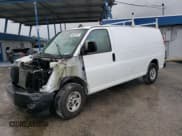 ✅ 2021 GMC Savana Cargo • VIN: 1GTW7AFPXM1204062 • Лот: 95590935. Опубликован ранее на Copart с пробегом 179 003 миль. Бесплатный доступ к архиву аукционных продаж из США и подробный отчёт об истории автомобиля на DreamBid. Изображение 1.