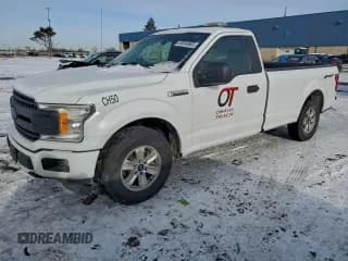 ✅ 2018 Ford F-150 XL • VIN: 1FTMF1CP3JKC19863 • Lot: 95894965. Listed on Copart with 218,118 mi. Free auction sales archive from the USA and detailed vehicle history report at DreamBid. Image 1.