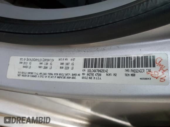 ✅ 2008 Dodge Avenger SE • VIN: 1B3LC46K78N628142 • Лот: 78300034. Опубликован ранее на Copart с пробегом 147 301 миль. Бесплатный доступ к архиву аукционных продаж из США и подробный отчёт об истории автомобиля на DreamBid. Изображение 12.