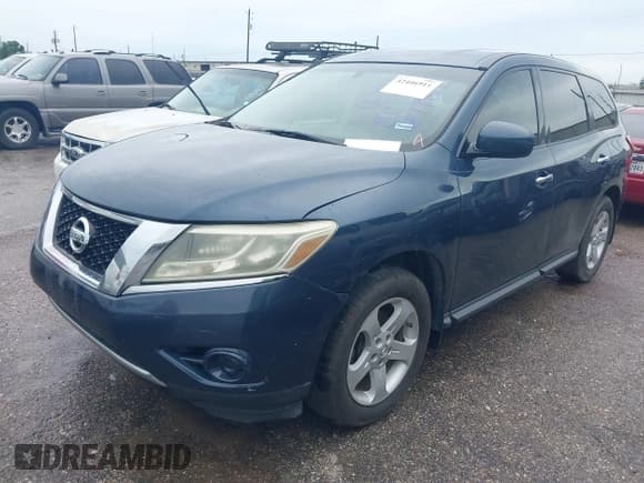 ✅ 2014 Nissan Pathfinder Platinum • VIN: 5N1AR2MN5EC677882 • Lot: 42446911. Listed on IAAI with 225,328 mi. Free auction sales archive from the USA and detailed vehicle history report at DreamBid. Image 2.