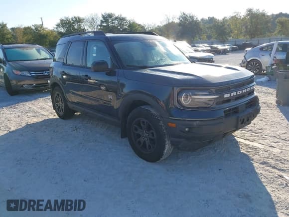 ✅ 2021 Ford Bronco Sport Big Bend • VIN: 3FMCR9B66MRA21591 • Лот: 43438823. Опубликован ранее на IAAI с пробегом 71 146 миль. Бесплатный доступ к архиву аукционных продаж из США и подробный отчёт об истории автомобиля на DreamBid. Изображение 1.