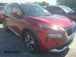 ✅ 2023 Nissan Rogue Platinum • VIN: JN8BT3DD1PW311611 • Lot: 42311175. Listed on IAAI with 30,261 mi. Free auction sales archive from the USA and detailed vehicle history report at DreamBid. Image 1.