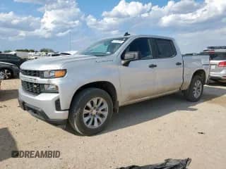 2021 Chevrolet Silverado 1500 Custom with VIN 3GCPWBEK1MG254188, listed as a Copart auction lot 67537365 with 86,295 mi miles and Salvage title. Bid and sale history available at DreamBid. Image 1.
