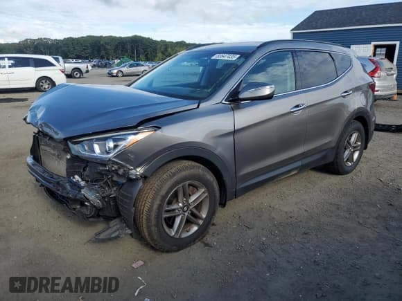 ✅ 2017 Hyundai Santa Fe 2.4L • VIN: 5XYZUDLB9HG437047 • Лот: 80647435. Опубликован ранее на Copart с пробегом 89 997 миль. Бесплатный доступ к архиву аукционных продаж из США и подробный отчёт об истории автомобиля на DreamBid. Изображение 1.