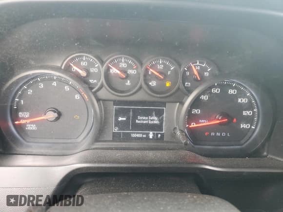 ✅ 2020 Chevrolet Silverado 1500 Custom • VIN: 3GCPWBEK7LG374754 • Lot: 79290414. Listed on Copart with 100,469 mi. Free auction sales archive from the USA and detailed vehicle history report at DreamBid. Image 9.