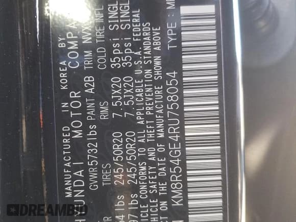 ✅ 2024 Hyundai Palisade Limited • VIN: KM8R54GE4RU758054 • Лот: 84889994. Опубликован ранее на Copart с пробегом 12 745 миль. Бесплатный доступ к архиву аукционных продаж из США и подробный отчёт об истории автомобиля на DreamBid. Изображение 14.