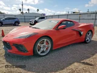 2023 Chevrolet Corvette 3LT с VIN 1G1YC3D47P5126368, выставлен на аукционе Copart как лот 64419825 с пробегом 8 821 миль миль и Списание • Salvage title. История ставок и продаж доступна на DreamBid. Изображение 1.