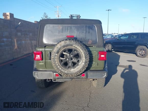 ✅ 2023 Jeep Wrangler Willys Sport • VIN: 1C4HJXDM0PW515898 • Lot: 41419267. Listed on IAAI with 10,964 mi. Free auction sales archive from the USA and detailed vehicle history report at DreamBid. Image 17.