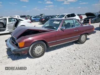 ✅ 1986 Mercedes-Benz 560 SL • VIN: WDBBA48D6GA044477 • Lot: 84407455. Listed on Copart with 52,869 mi. Free auction sales archive from the USA and detailed vehicle history report at DreamBid. Image 1.