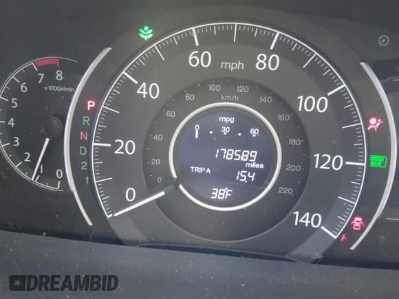 ✅ 2013 Honda CR-V EX-L • VIN: 2HKRM4H70DH692161 • Lot: 43780773. Listed on IAAI with 178,589 mi. Free auction sales archive from the USA and detailed vehicle history report at DreamBid. Image 7.