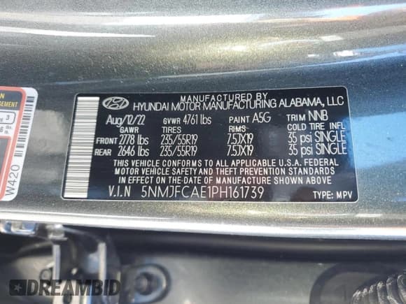 ✅ 2023 Hyundai Tucson SEL • VIN: 5NMJFCAE1PH161739 • Lot: 44780983. Wystawiony na Copart z przebiegiem 2 427 mil. Bezpłatny archiwum sprzedaży aukcyjnych z USA i szczegółowy raport historii pojazdu na DreamBid. Zdjęcie 16.