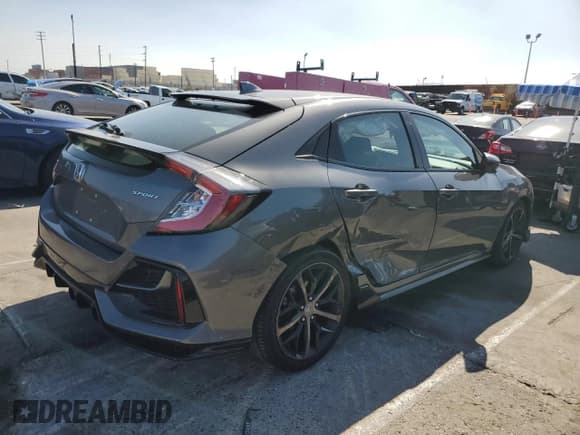 ✅ 2020 Honda Civic Sport • VIN: SHHFK7H49LU419683 • Lot: 89474755. Listed on Copart with 66,374 mi. Free auction sales archive from the USA and detailed vehicle history report at DreamBid. Image 3.