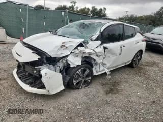 ✅ 2019 Nissan LEAF SV • VIN: 1N4AZ1CP5KC317174 • Lot: 90086265. Wystawiony na Copart z przebiegiem 40 409 mil. Bezpłatny archiwum sprzedaży aukcyjnych z USA i szczegółowy raport historii pojazdu na DreamBid. Zdjęcie 1.