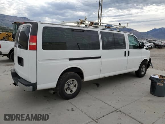 ✅ 2012 Chevrolet Express Passenger 1LT • VIN: 1GAZG1FA7C1169951 • Lot: 66708485. Listed on Copart with Not provided. Free auction sales archive from the USA and detailed vehicle history report at DreamBid. Image 3.