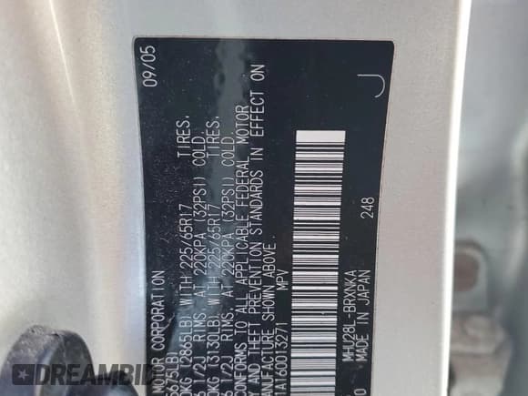 ✅ 2006 Toyota Highlander Limited • VIN: JTEEW21A160013271 • Lot: 93023145. Wystawiony na Copart z przebiegiem 189 567 mil. Bezpłatny archiwum sprzedaży aukcyjnych z USA i szczegółowy raport historii pojazdu na DreamBid. Zdjęcie 13.