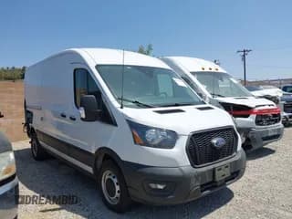 ✅ 2023 Ford Transit Cargo • VIN: 1FTBR1C82PKA19783 • Lot: 42515880. Listed on IAAI with 30,046 mi. Free auction sales archive from the USA and detailed vehicle history report at DreamBid. Image 1.