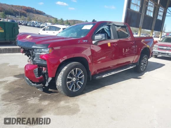 ✅ 2021 Chevrolet Silverado 1500 RST • VIN: 3GCUYEET4MG415611 • Lot: 43083473. Listed on IAAI with 80,758 mi. Free auction sales archive from the USA and detailed vehicle history report at DreamBid. Image 2.