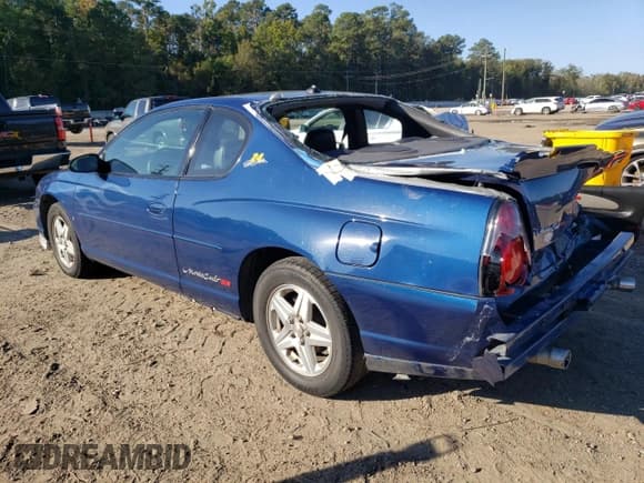 ✅ 2003 Chevrolet Monte Carlo SS • VIN: 2G1WX12K239342210 • Lot: 86876955. Listed on Copart with 69,439 mi. Free auction sales archive from the USA and detailed vehicle history report at DreamBid. Image 2.