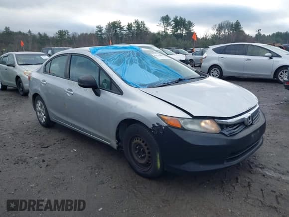 ✅ 2012 Honda Civic LX • VIN: 2HGFB2F55CH525804 • Лот: 43776683. Опубликован ранее на IAAI с пробегом Не указан. Бесплатный доступ к архиву аукционных продаж из США и подробный отчёт об истории автомобиля на DreamBid. Изображение 1.