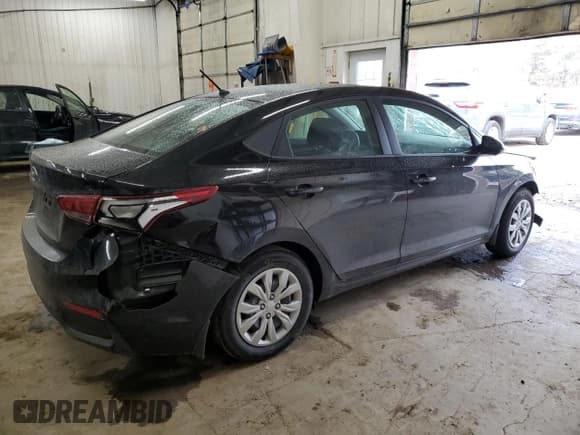 ✅ 2022 Hyundai Accent SE • VIN: 3KPC24A67NE174163 • Lot: 83416294. Listed on Copart with 32,752 mi. Free auction sales archive from the USA and detailed vehicle history report at DreamBid. Image 3.