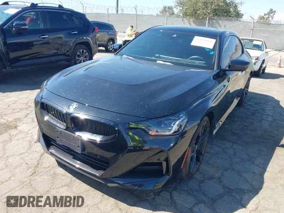 ✅ 2024 BMW 2 Series 230i • VIN: 3MW23CM01R8E06283 • Lot: 43090020. Listed on IAAI with 14,175 mi. Free auction sales archive from the USA and detailed vehicle history report at DreamBid. Image 2.