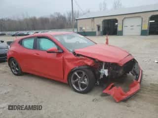 2020 Hyundai Veloster 2.0 z VIN KMHTG6AF8LU024571, wystawiony jako Copart lot #82219004 z przebiegiem Nie podano mil oraz Szkoda całkowita • Salvage title. Historia ofert i sprzedaży dostępna na DreamBid. Obrazek 4.