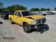 2006 Dodge Dakota SLT with VIN 1D7HE42N76S566289, listed as a Copart auction lot 53331365 with 33,681 mi miles and Salvage title. Bid and sale history available at DreamBid. Image 10.