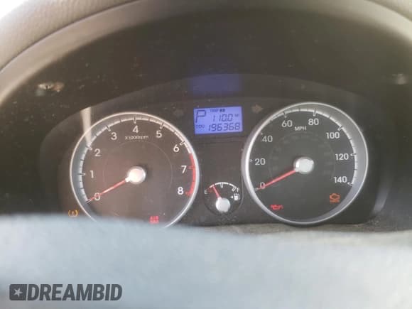 ✅ 2011 Hyundai Accent GLS • VIN: KMHCN4AC8BU607740 • Lot: 52362725. Listed on Copart with 196,368 mi. Free auction sales archive from the USA and detailed vehicle history report at DreamBid. Image 9.