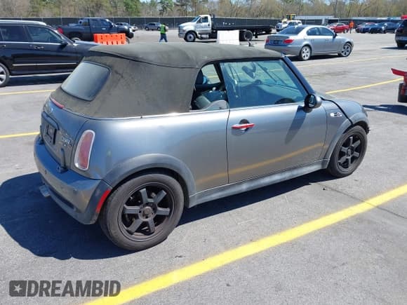 ✅ 2005 MINI Convertible S • VIN: WMWRH33545TF85051 • Lot: 41843147. Listed on IAAI with 109,656 mi. Free auction sales archive from the USA and detailed vehicle history report at DreamBid. Image 4.