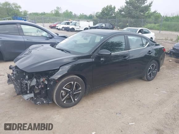 ✅ 2024 Nissan Sentra SV • VIN: 3N1AB8CV5RY293677 • Lot: 42451691. Listed on IAAI with 14,401 mi. Free auction sales archive from the USA and detailed vehicle history report at DreamBid. Image 2.