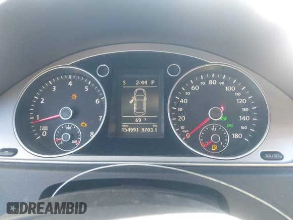 ✅ 2012 Volkswagen CC Sport • VIN: WVWMP7ANXCE5X6325 • Lot: 43834937. Listed on IAAI with 154,991 mi. Free auction sales archive from the USA and detailed vehicle history report at DreamBid. Image 7.