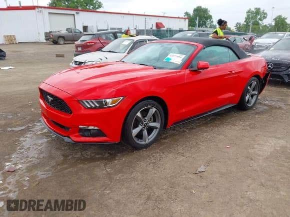 ✅ 2017 Ford Mustang V6 • VIN: 1FATP8EM8H5322747 • Lot: 42277084. Listed on IAAI with 67,293 mi. Free auction sales archive from the USA and detailed vehicle history report at DreamBid. Image 2.