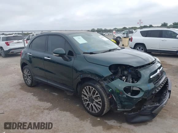 ✅ 2016 FIAT 500X Trekking • VIN: ZFBCFXCT2GP350938 • Lot: 43525345. Listed on IAAI with 56,923 mi. Free auction sales archive from the USA and detailed vehicle history report at DreamBid. Image 1.