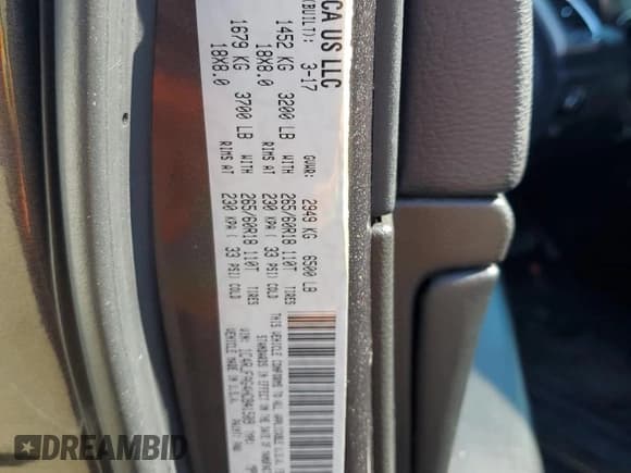 ✅ 2017 Jeep Grand Cherokee Altitude • VIN: 1C4RJFAG4HC841509 • Lot: 86813895. Listed on Copart with 90,488 mi. Free auction sales archive from the USA and detailed vehicle history report at DreamBid. Image 14.