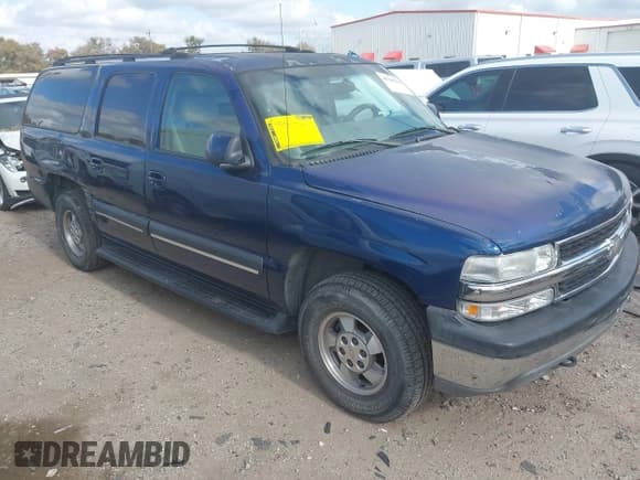 ✅ 2002 Chevrolet Suburban LS • VIN: 1GNEC16Z72J304858 • Lot: 43708536. Listed on IAAI with 255,777 mi. Free auction sales archive from the USA and detailed vehicle history report at DreamBid. Image 1.