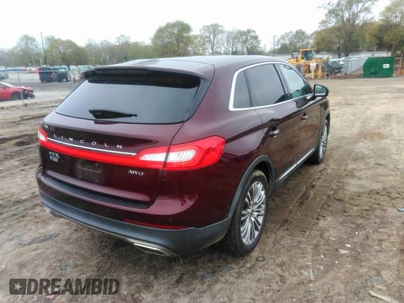 ✅ 2017 Lincoln MKX Reserve • VIN: 2LMPJ8LR3HBL26227 • Lot: 41921086. Listed on IAAI with 131,815 mi. Free auction sales archive from the USA and detailed vehicle history report at DreamBid. Image 4.