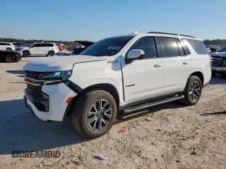 2022 Chevrolet Tahoe Z71 с VIN 1GNSKPKD4NR100687, выставлен на аукционе Copart как лот 84206455 с пробегом 63 741 миль миль и Списание • Salvage title. История ставок и продаж доступна на DreamBid. Изображение 1.