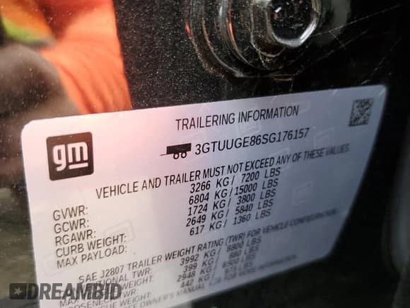 ✅ 2025 GMC Sierra 1500 Denali • VIN: 3GTUUGE86SG176157 • Lot: 82096925. Listed on Copart with 11,059 mi. Free auction sales archive from the USA and detailed vehicle history report at DreamBid. Image 13.