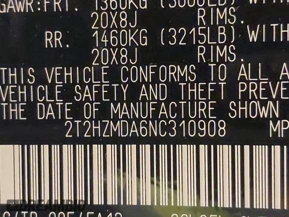 ✅ 2022 Lexus RX 350 • VIN: 2T2HZMDA6NC310908 • Лот: 43648693. Опубликован ранее на IAAI с пробегом 27 911 миль. Бесплатный доступ к архиву аукционных продаж из США и подробный отчёт об истории автомобиля на DreamBid. Изображение 9.